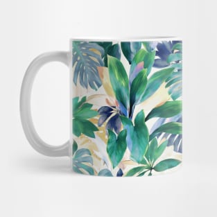 Golden Summer Tropical Emerald Jungle Mug